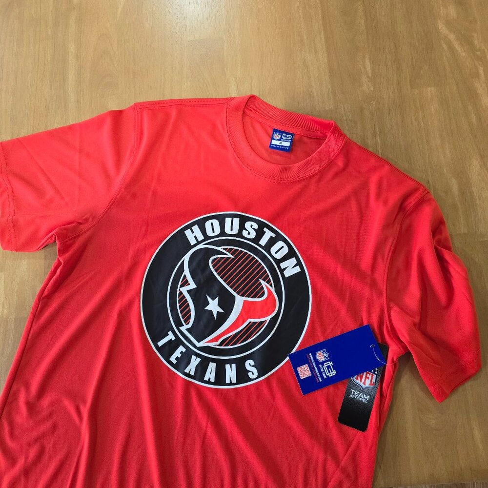 Houston Texans Men's NFL Ultra Game SS T-Shirt Polyester Red Size Medium NWT